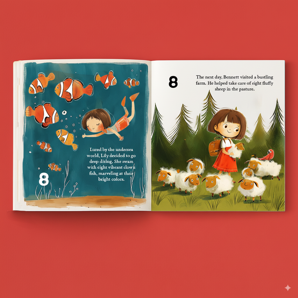 First Numbers Book for Kids | Personalized Counting Story | Tototale