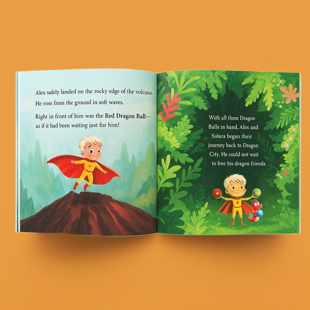 Gift Book for Boys - Superhero Dragon Book for Boys | Tototale