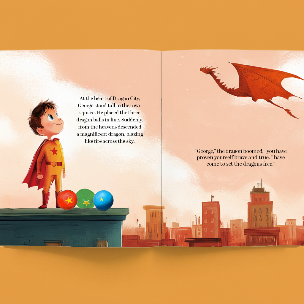 Gift Book for Boys - Superhero Dragon Book for Boys | Tototale