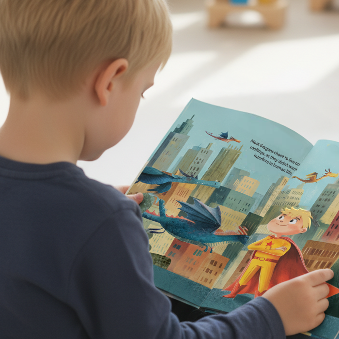 Gift Book for Boys - Superhero Dragon Book for Boys | Tototale