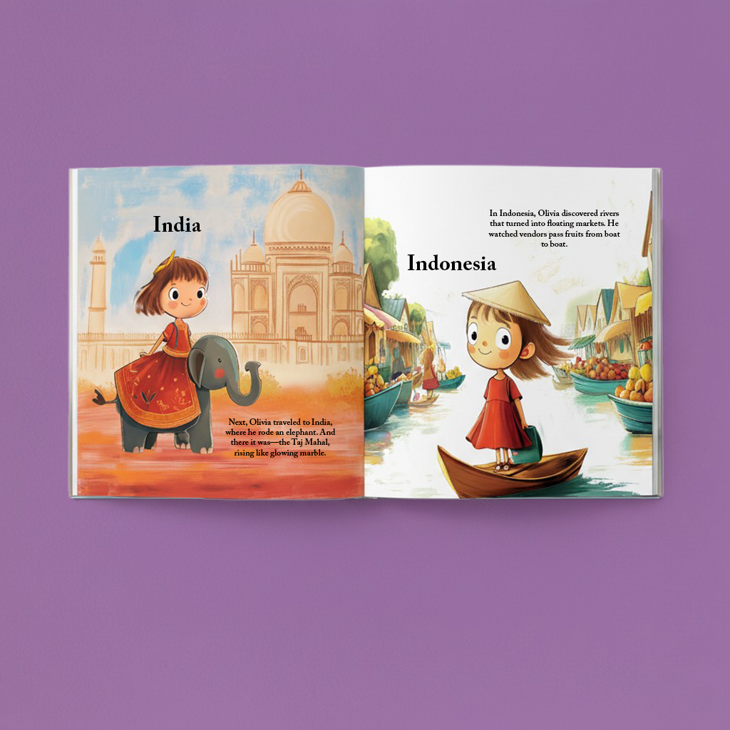 Children’s Travel Book | Travel Adventure Book for Kids | Tototale