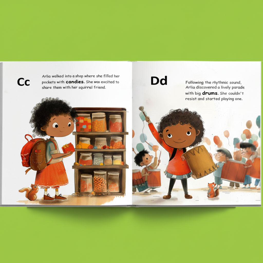 First ABC Book for Kids | Personalized Alphabet Story | Tototale