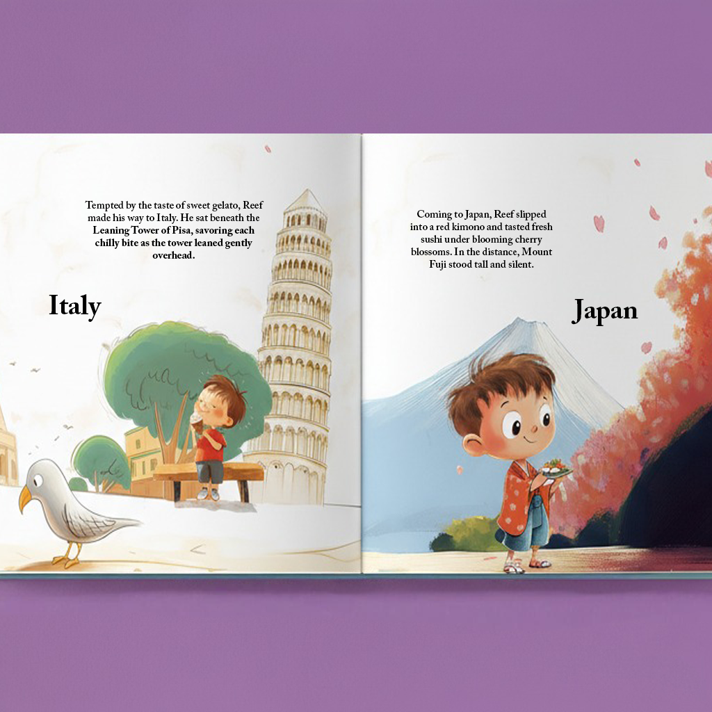 Children’s Travel Book | Travel Adventure Book for Kids | Tototale