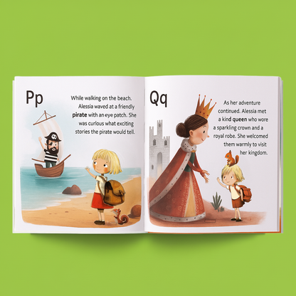 First ABC Book for Kids | Personalized Alphabet Story | Tototale