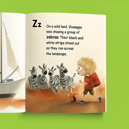First ABC Book for Kids | Personalized Alphabet Story | Tototale