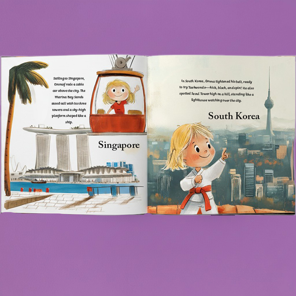 Children’s Travel Book | Travel Adventure Book for Kids | Tototale