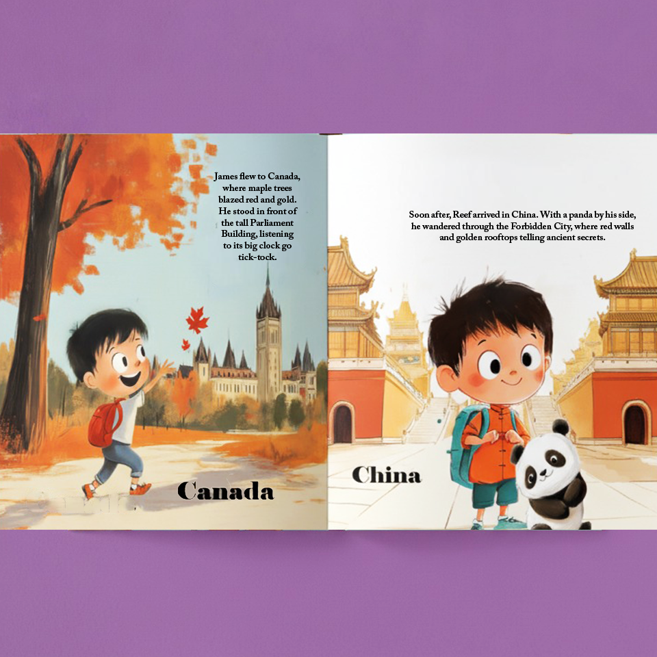 Children’s Travel Book | Travel Adventure Book for Kids | Tototale