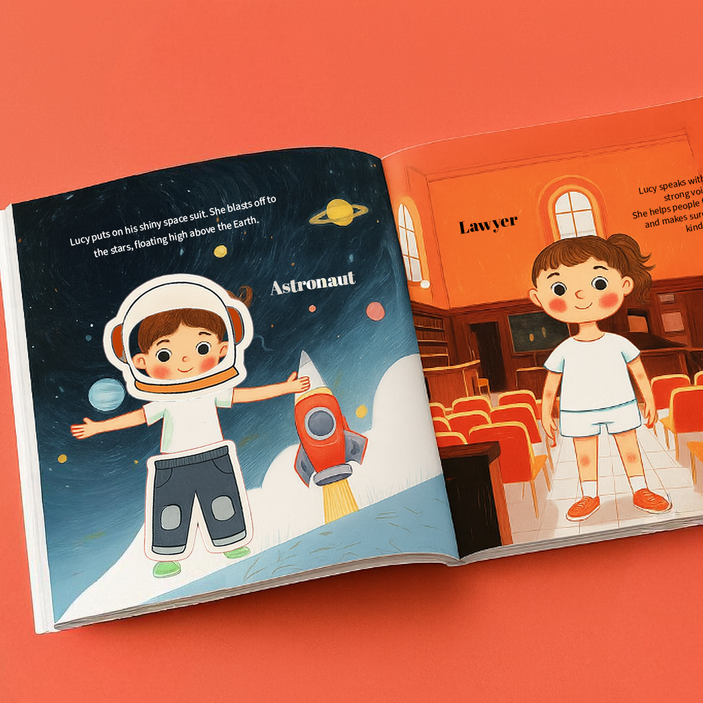 Kids Sticker Book | Kids Dream Job Sticker Book | Tototale
