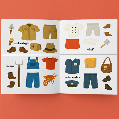 Kids Sticker Book | Kids Dream Job Sticker Book | Tototale