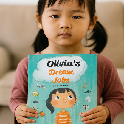 Kids Sticker Book | Kids Dream Job Sticker Book | Tototale