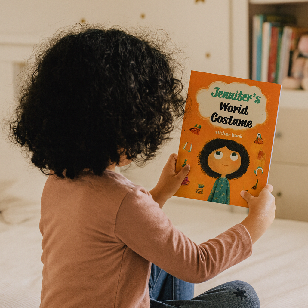 World Costume Sticker Book | Personalized Kids Sticker Book | Tototale